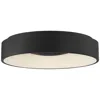 Nuvo Lighting Orbit 17 3/4" High Black Drum Led Ceiling Light