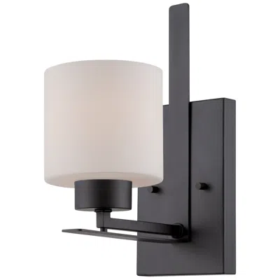 Nuvo Lighting Parallel; 1 Light; Vanity Fixture With Etched Opal Glass