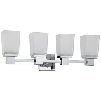 Nuvo Lighting Parker; 4 Light; Vanity Fixture With Sandstone Etched Glass