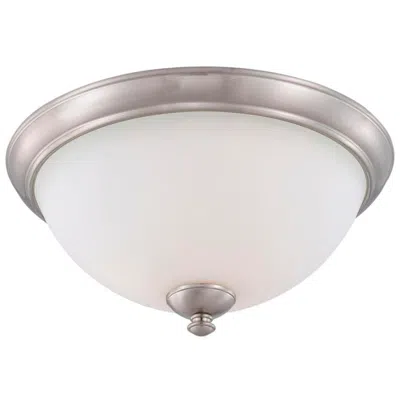 Nuvo Lighting Patton; 3 Light; Flush Fixture With Frosted Glass