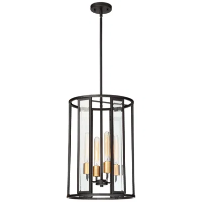 Nuvo Lighting Payne 14" Wide Midnight Bronze 4-light Pendant