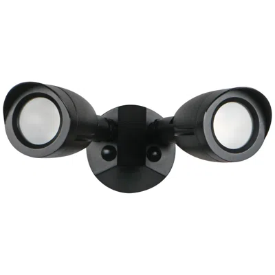Nuvo Lighting Saxon 4 1/2" High Black Dual-head 4000k Led Outdoor Light