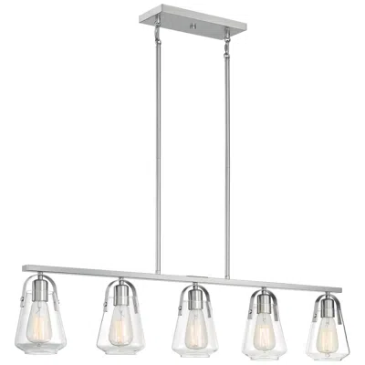 Nuvo Lighting Skybridge 42" Wide Brushed Nickel 5-light Island Pendant