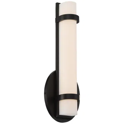 Nuvo Lighting Slice; Single Led Wall Sconce; Aged Bronze Finish