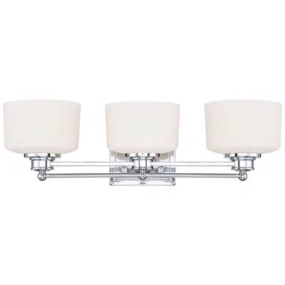 Nuvo Lighting Soho; 3 Light; Vanity Fixture With Satin White Glass