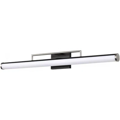 Nuvo Lighting Solano 36" Wide Black And Brushed Nickel Led Bath Light
