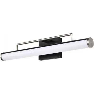 Nuvo Lighting Solano24" Wide Black And Brushed Nickel Led Bath Light