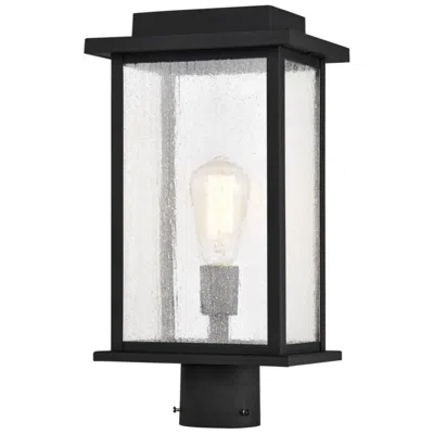 Nuvo Lighting Sullivan 17 1/4" High Matte Black Outdoor Lantern Post Light