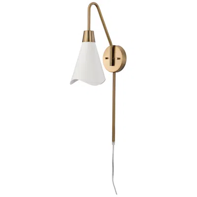 Nuvo Lighting Tango 14" High Burnished Brass Wall Sconce In Gold