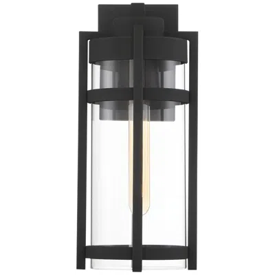 Nuvo Lighting Tofino 14 1/2" High Textured Black Outdoor Wall Light