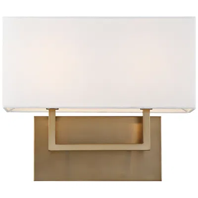 Nuvo Lighting Tribeca 11 3/4" High Burnished Brass Wall Sconce