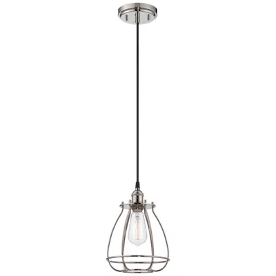 Nuvo Lighting Vintage; 1 Light; Caged Pendant; Vintage Lamp Included