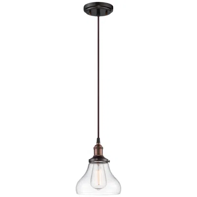 Nuvo Lighting Vintage; 1 Light; Pendant With Clear Glass; Vintage Lamp Included