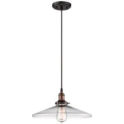 Nuvo Lighting Vintage; 1 Light; Pendant With Clear Glass; Vintage Lamp Included