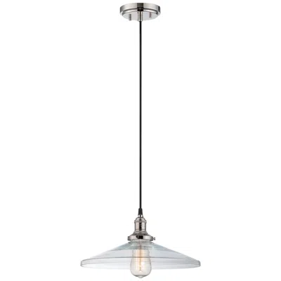 Nuvo Lighting Vintage; 1 Light; Pendant With Clear Glass; Vintage Lamp Included