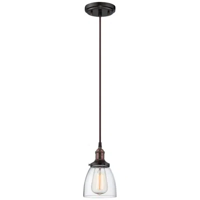 Nuvo Lighting Vintage; 1 Light; Pendant With Clear Glass; Vintage Lamp Included