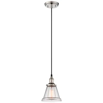 Nuvo Lighting Vintage; 1 Light; Pendant With Clear Glass; Vintage Lamp Included