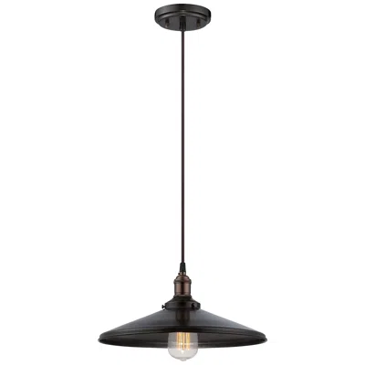 Nuvo Lighting Vintage; 1 Light; Pendant With Matching Shade; Vintage Lamp Included
