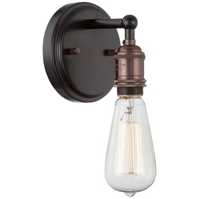 Nuvo Lighting Vintage; 1 Light; Sconce; Vintage Lamp Included