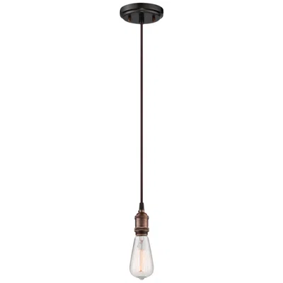 Nuvo Lighting Vintage 5" Wide Rustic Bronze Mini Pendant