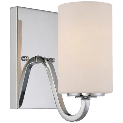Nuvo Lighting Willow; 1 Light; Vanity Fixture With White Glass