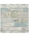 Nuwallpaper Beachwood Peel & Stick Wallpaper In Multicolor
