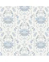 Nuwallpaper Blue Shellby Peel & Stick Wallpaper In Blue