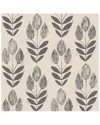 Nuwallpaper Folk Tulip Peel & Stick Wallpaper In Neutral