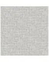 Nuwallpaper Grey Poplin Texture Peel & Stick Wallpaper In Grey