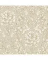 Nuwallpaper Taupe Enchanted Peel & Stick Wallpaper In Brown