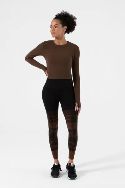 Nux Active Acacia Twist Back Long Sleeve In Gold
