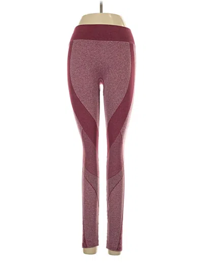 Pre-owned Nux Active Pants In Burgundy