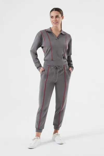 Nux Active Sleek Pullover In Grey