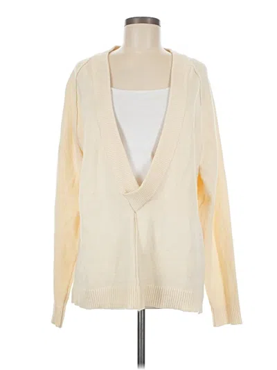 Pre-owned Nux Cardigan Sweater In Ivory