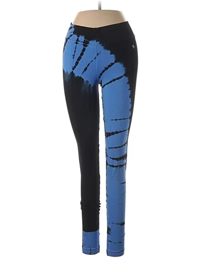 Pre-owned Nux Leggings In Blue