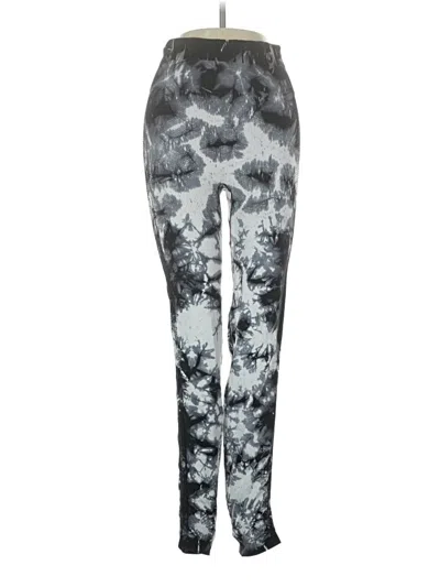 Pre-owned Nux Leggings In Gray