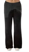 Nux Sleek Lounge Pant In Deep Coral In Black