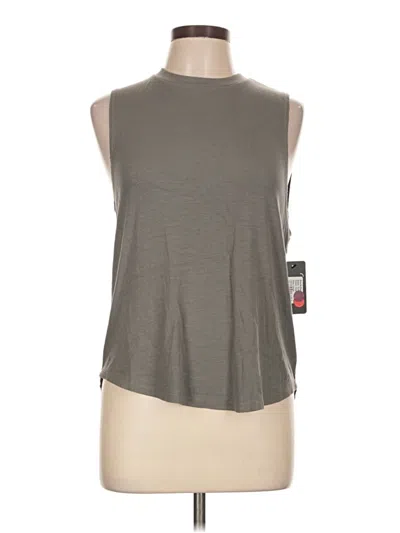 Pre-owned Nux Sleeveless Top Gray High Neck Tops