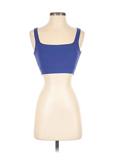 Pre-owned Nux Sports Bra In Blue