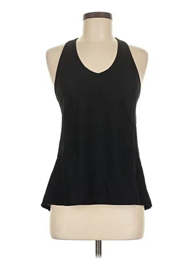 Pre-owned Nux Tank Top Black Halter Neckline Tops