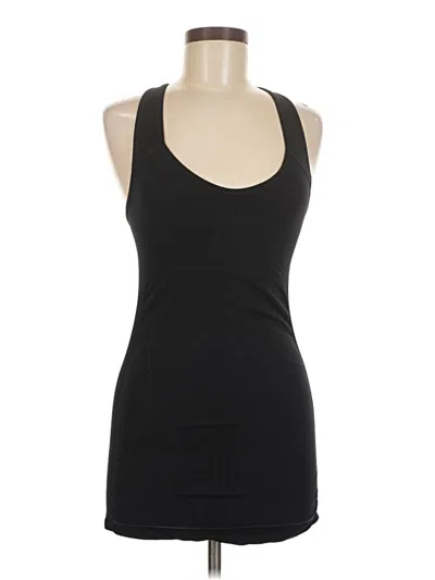 Pre-owned Nux Tank Top Black Halter Neckline Tops