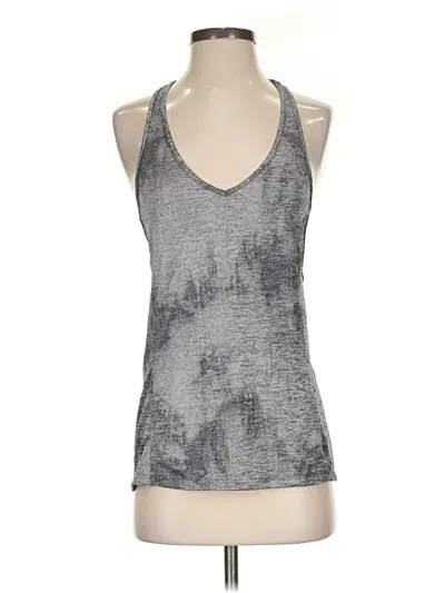 Pre-owned Nux Tank Top Gray Halter Neckline Tops