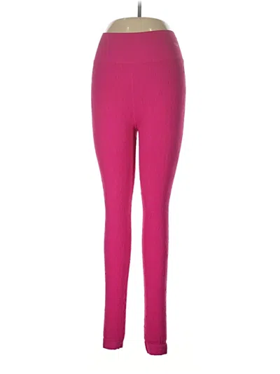 Pre-owned Nux Yoga Pants In Pink
