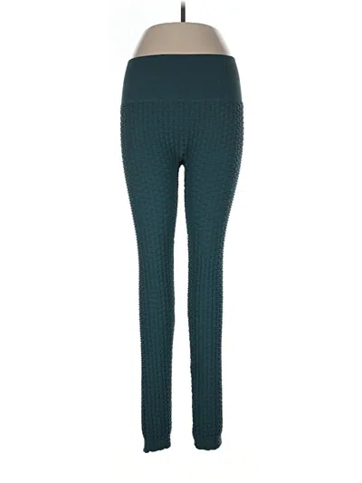 Pre-owned Nux Yoga Pants In Teal