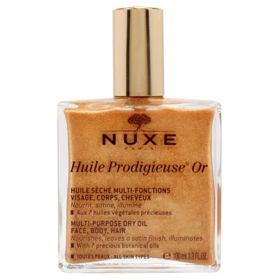 Nuxe Huile Prodigieuse Or Multi-purpose Dry Oil - Golden Shimmer By  For Unisex - 3.3 oz Oil In White