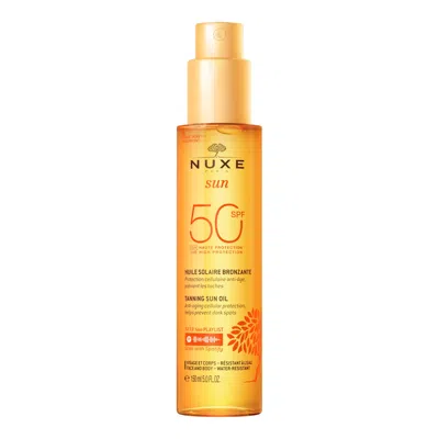 Nuxe Tanning Sun Oil High Protection Spf50 Face And Body