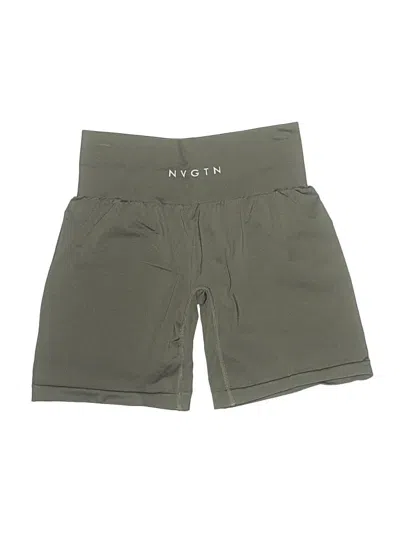 Pre-owned Nvgtn Athletic Shorts In Green