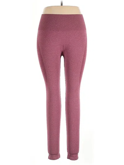 Pre-owned Nvgtn Yoga Pants In Burgundy