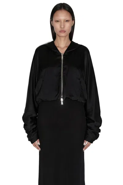 Nvl-garde Bubble Zip Up Hoodie In Black