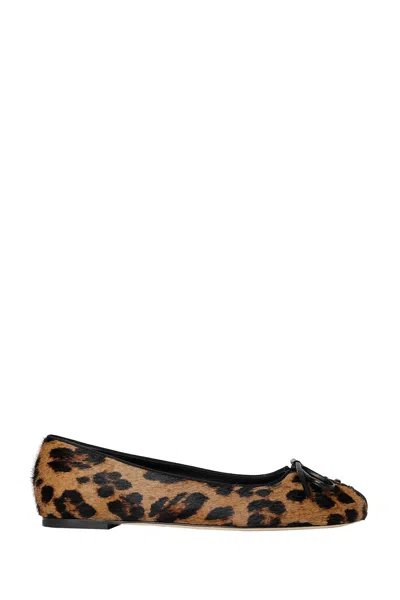 Nvl-garde Leopard Ballerinas In Multi